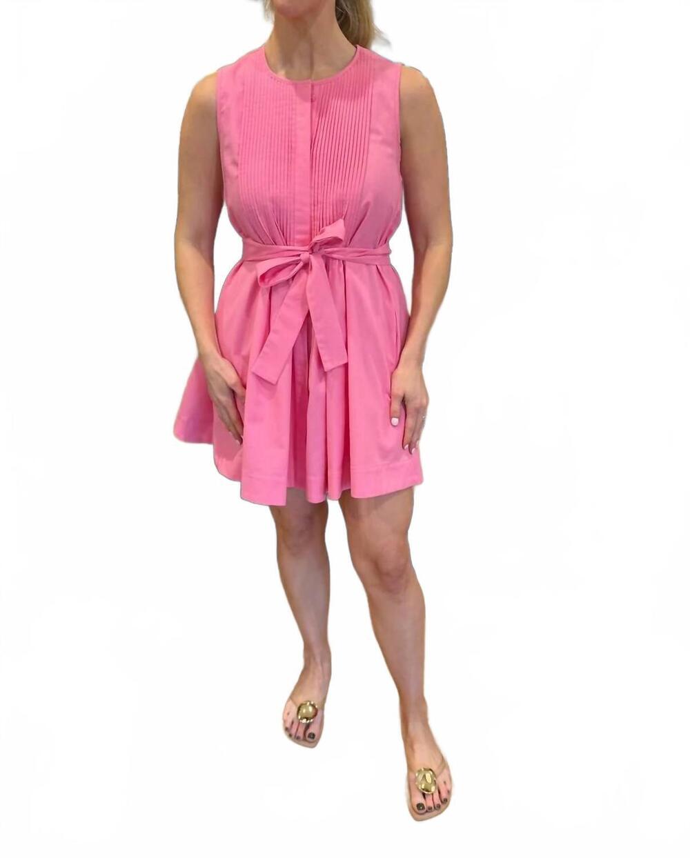 NEW JOY JOY mini pleated dress in pink